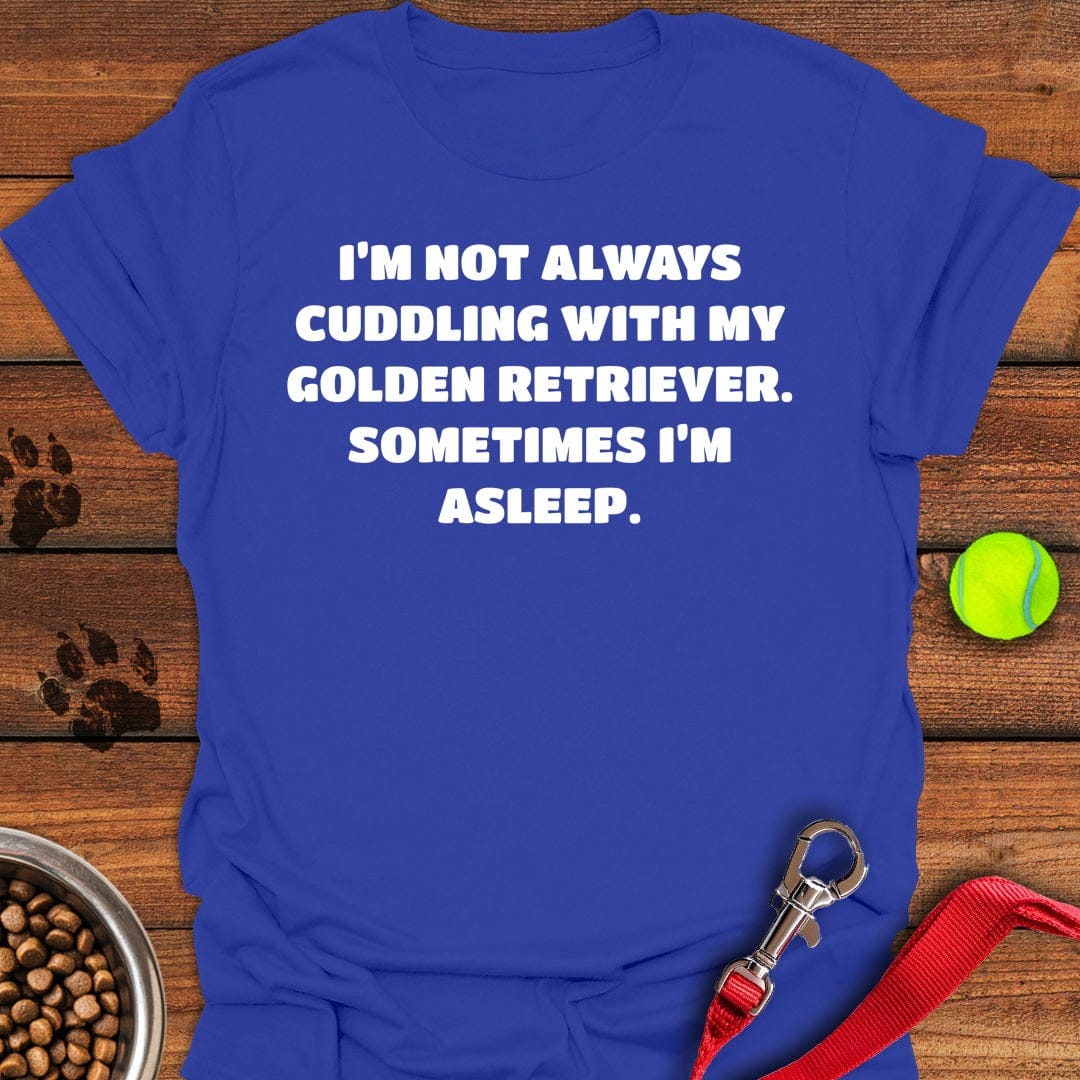 Golden Retriever Cuddling Royal