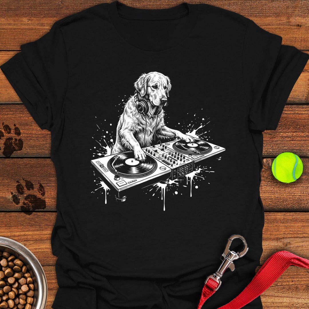 Golden Retriever DJ Black