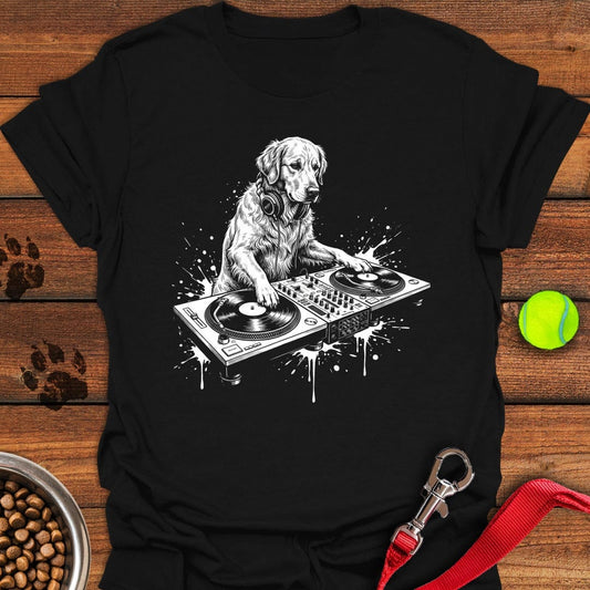 Golden Retriever DJ Black
