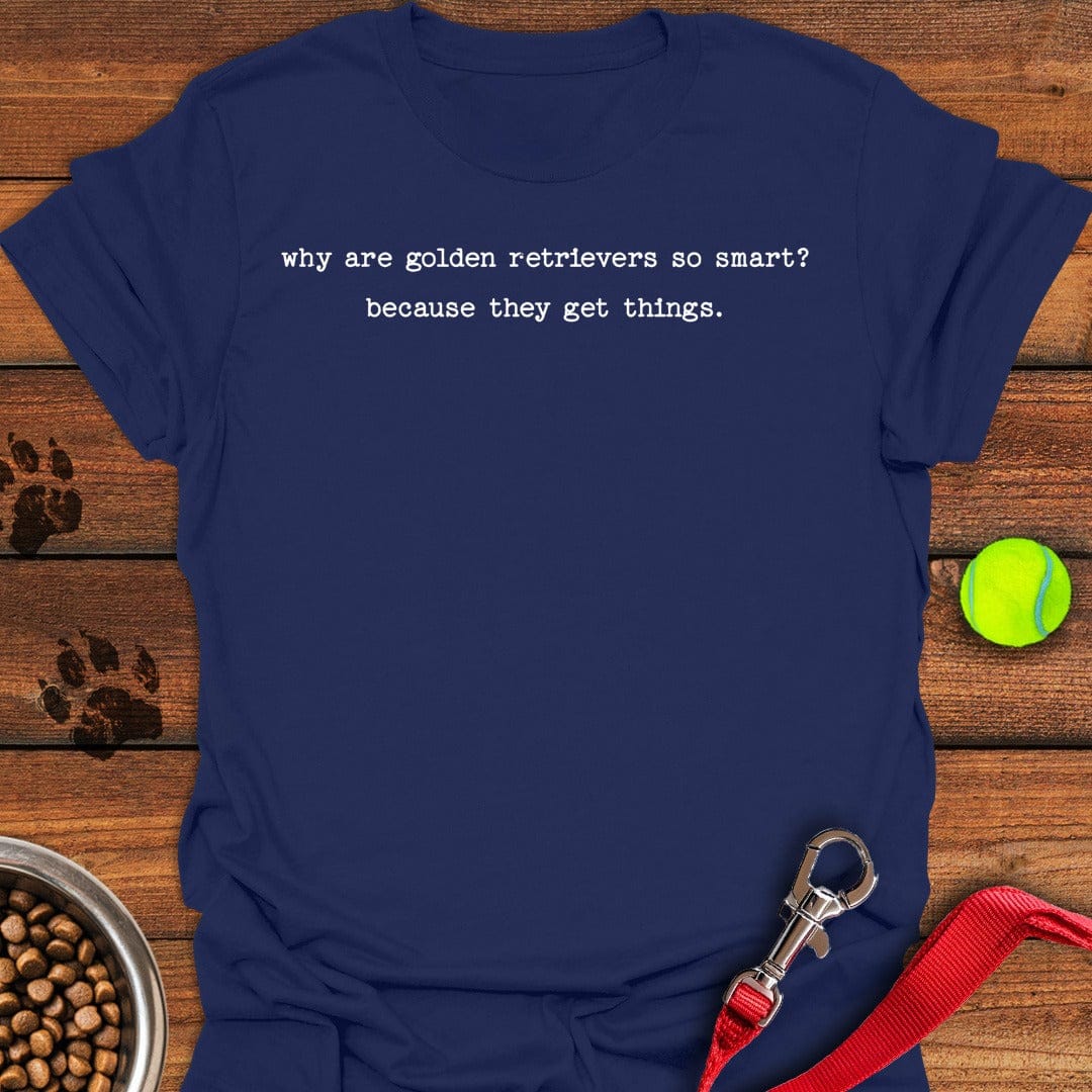 Golden Retriever Dad Joke Navy