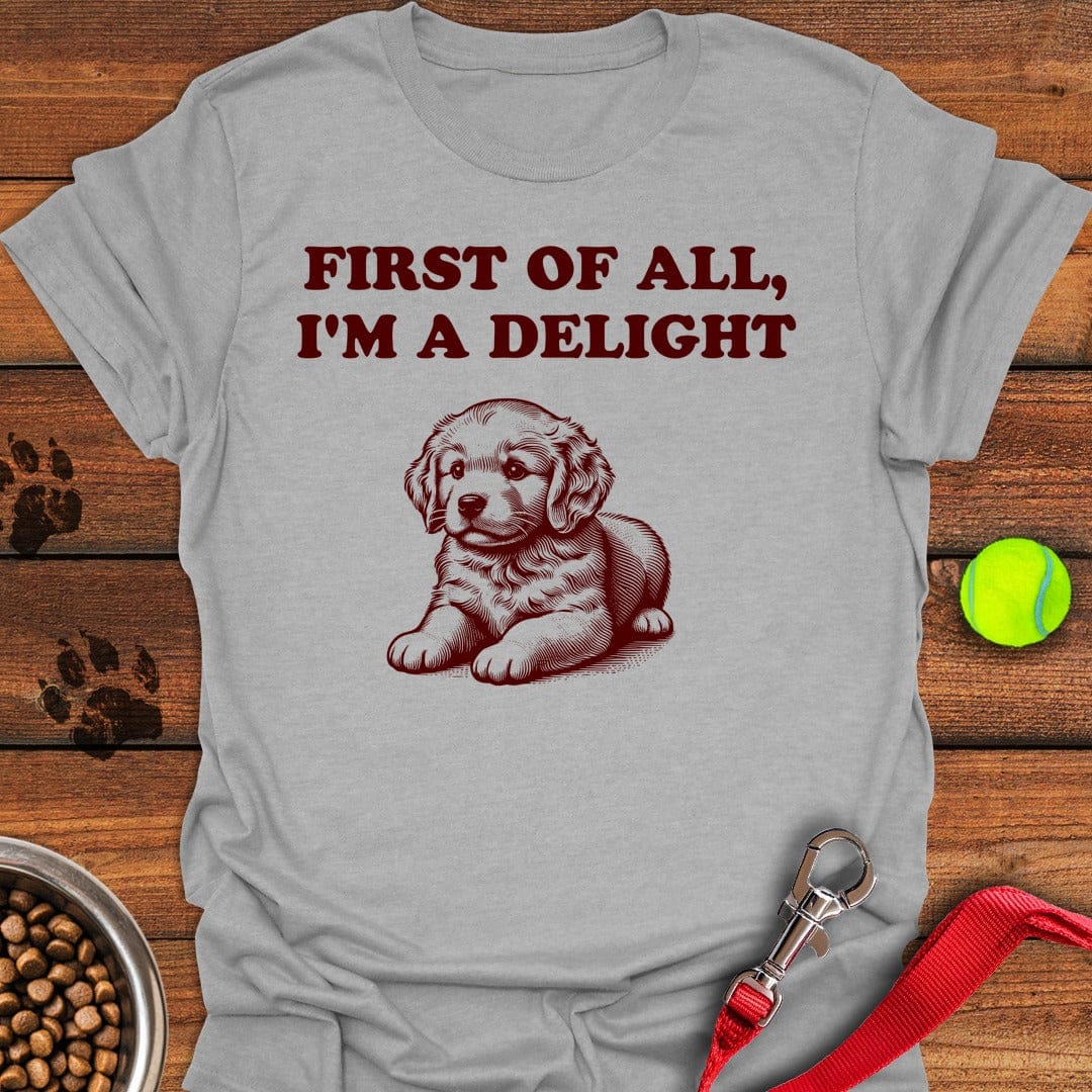 Golden Retriever Delight Sport Grey