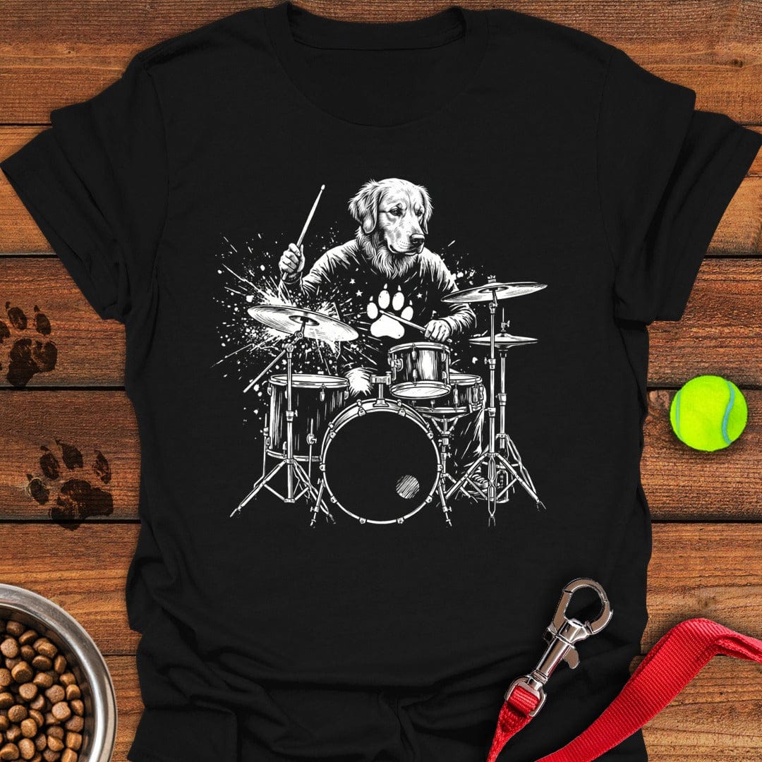 Golden Retriever Drummer Black