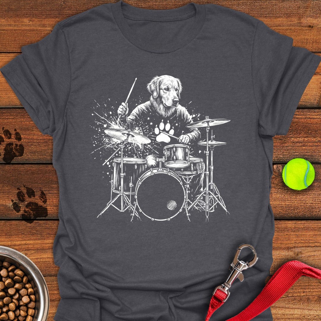 Golden Retriever Drummer Dark Heather