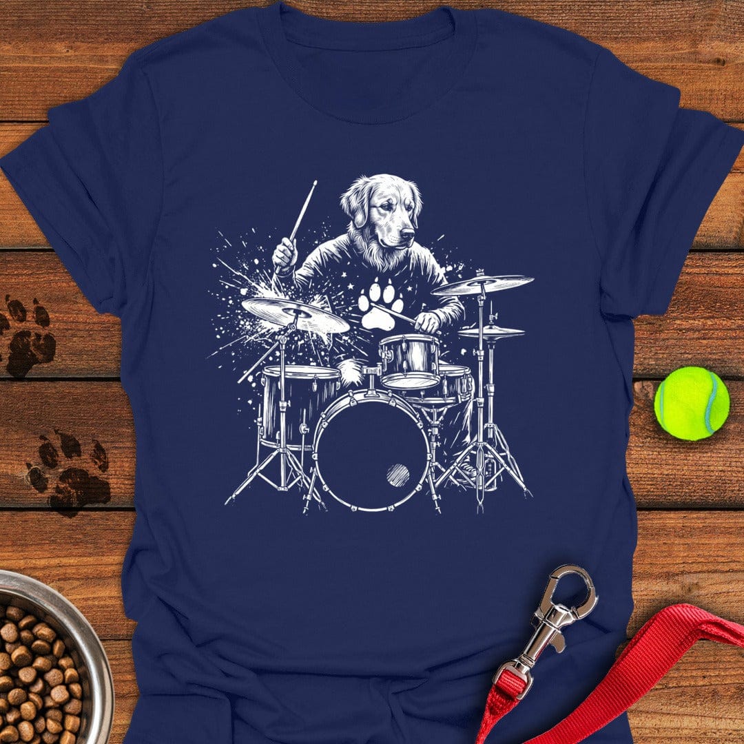 Golden Retriever Drummer Navy