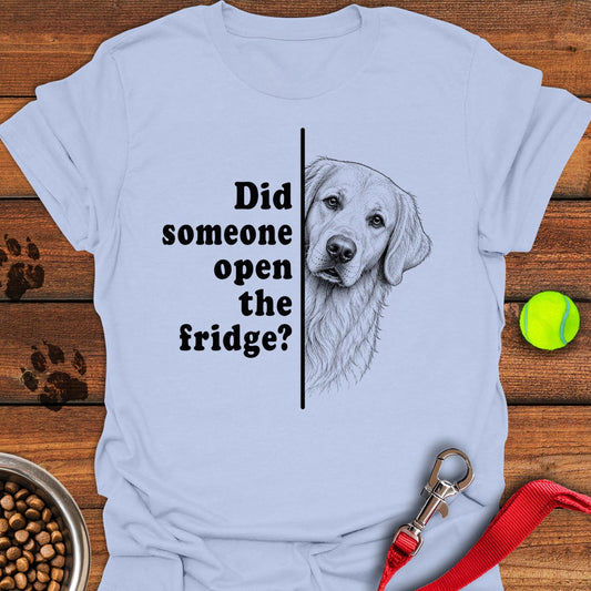 Golden Retriever Fridge Light Blue
