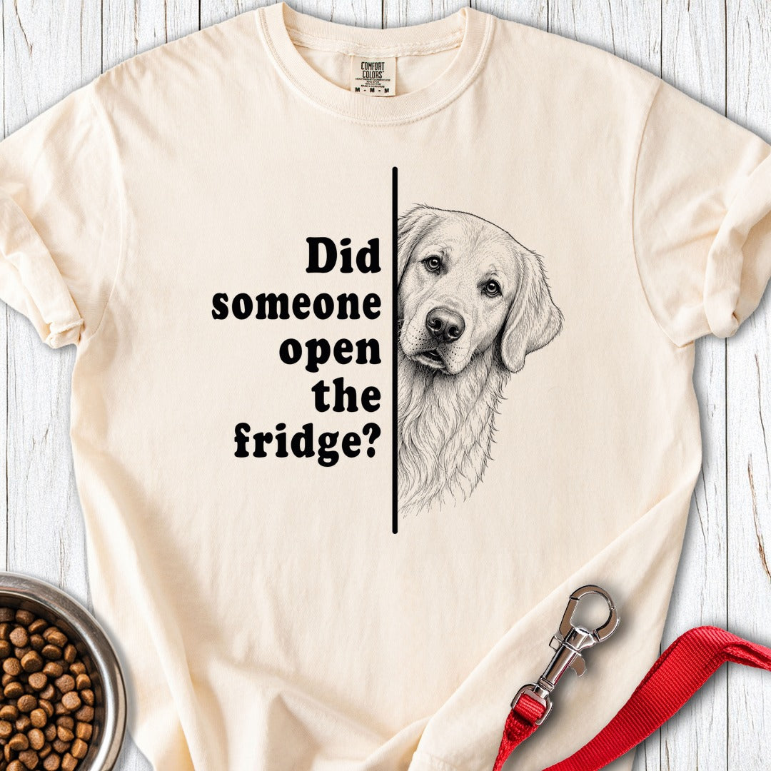 Golden Retriever Fridge Premium Tee Ivory
