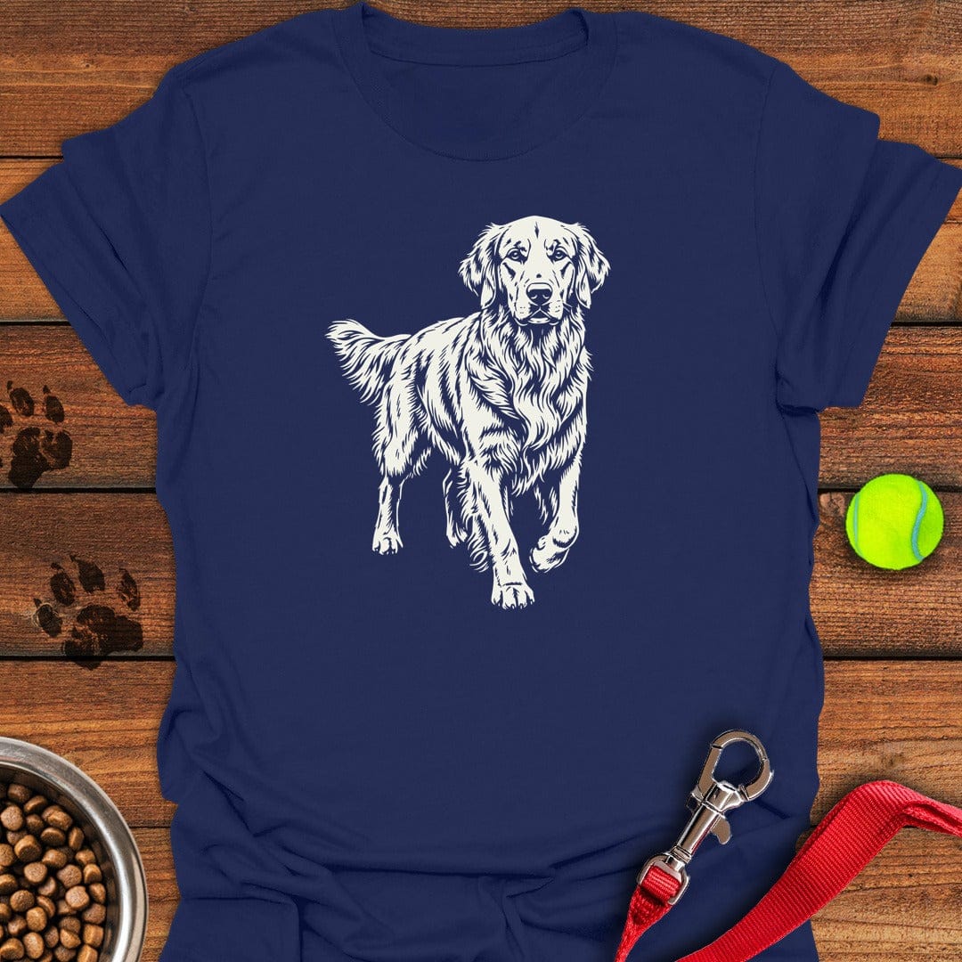 Golden Retriever Graphic Navy