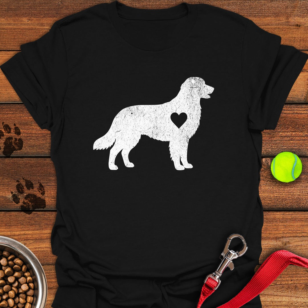 Golden Retriever Love Black
