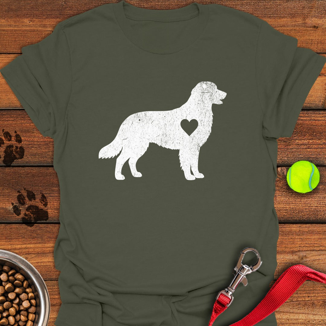 Golden Retriever Love Military Green