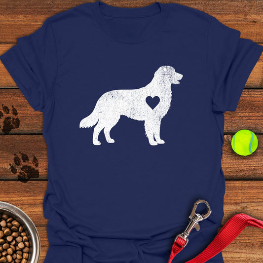 Golden Retriever Love Navy