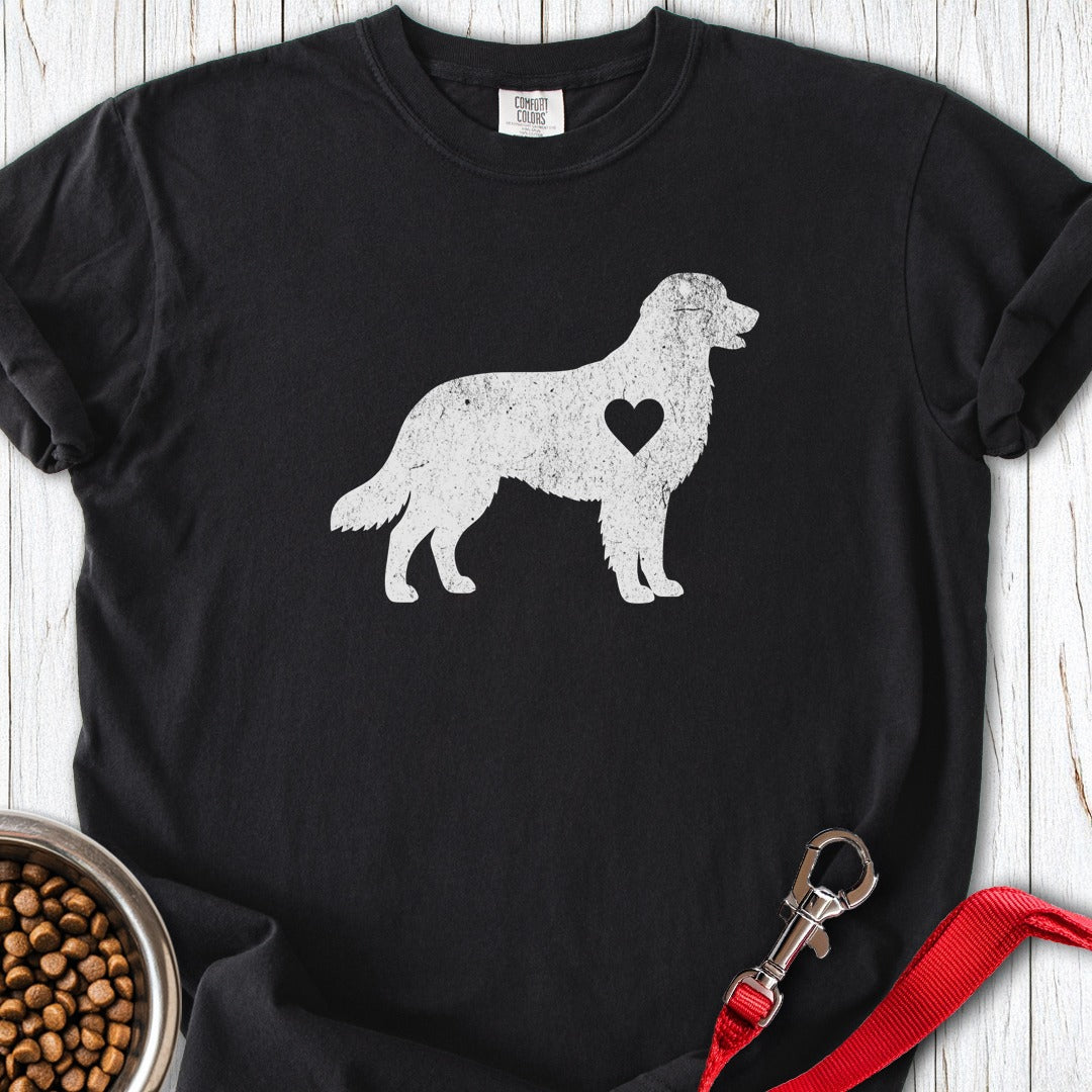 Golden Retriever Love Premium Tee Black