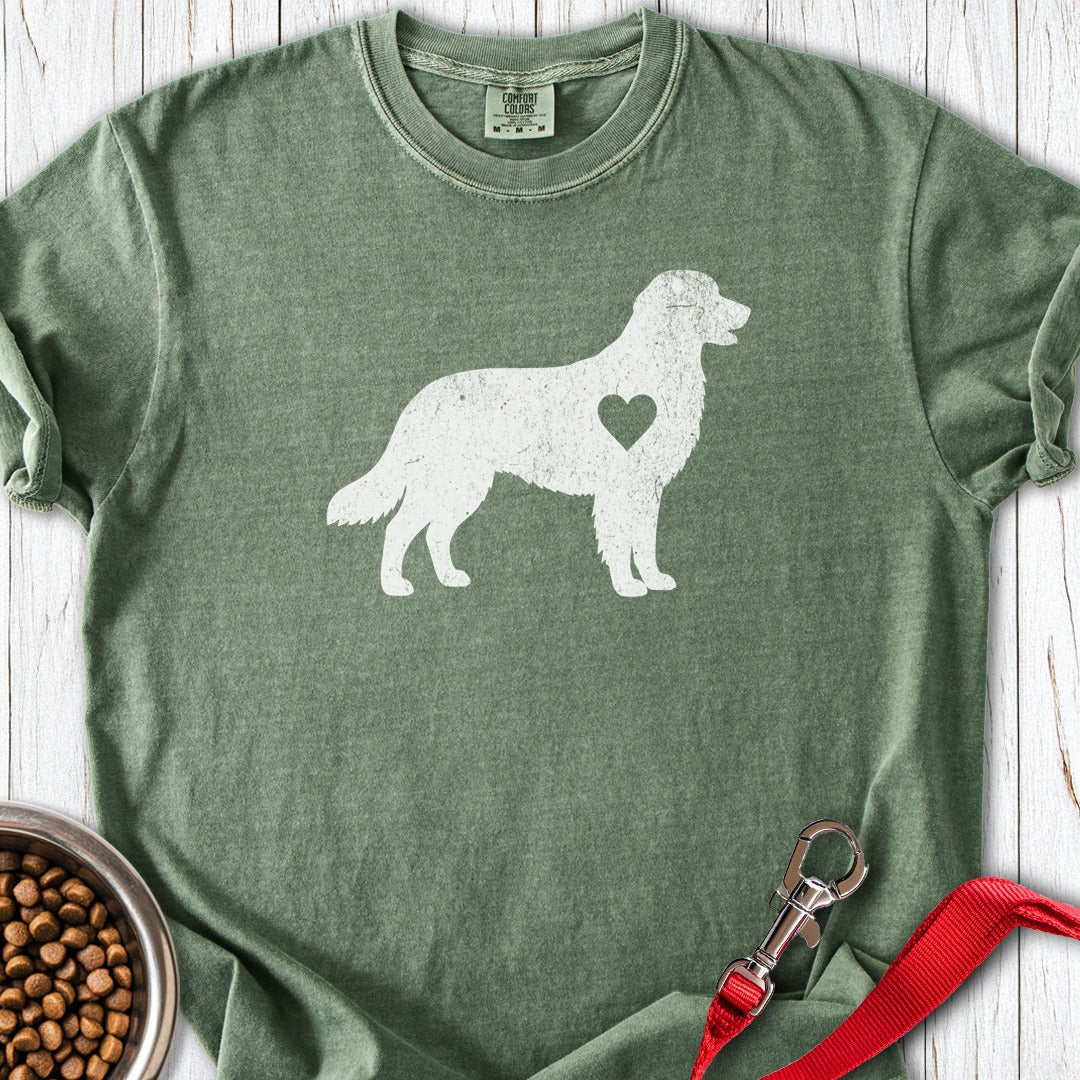Golden Retriever Love Premium Tee Moss