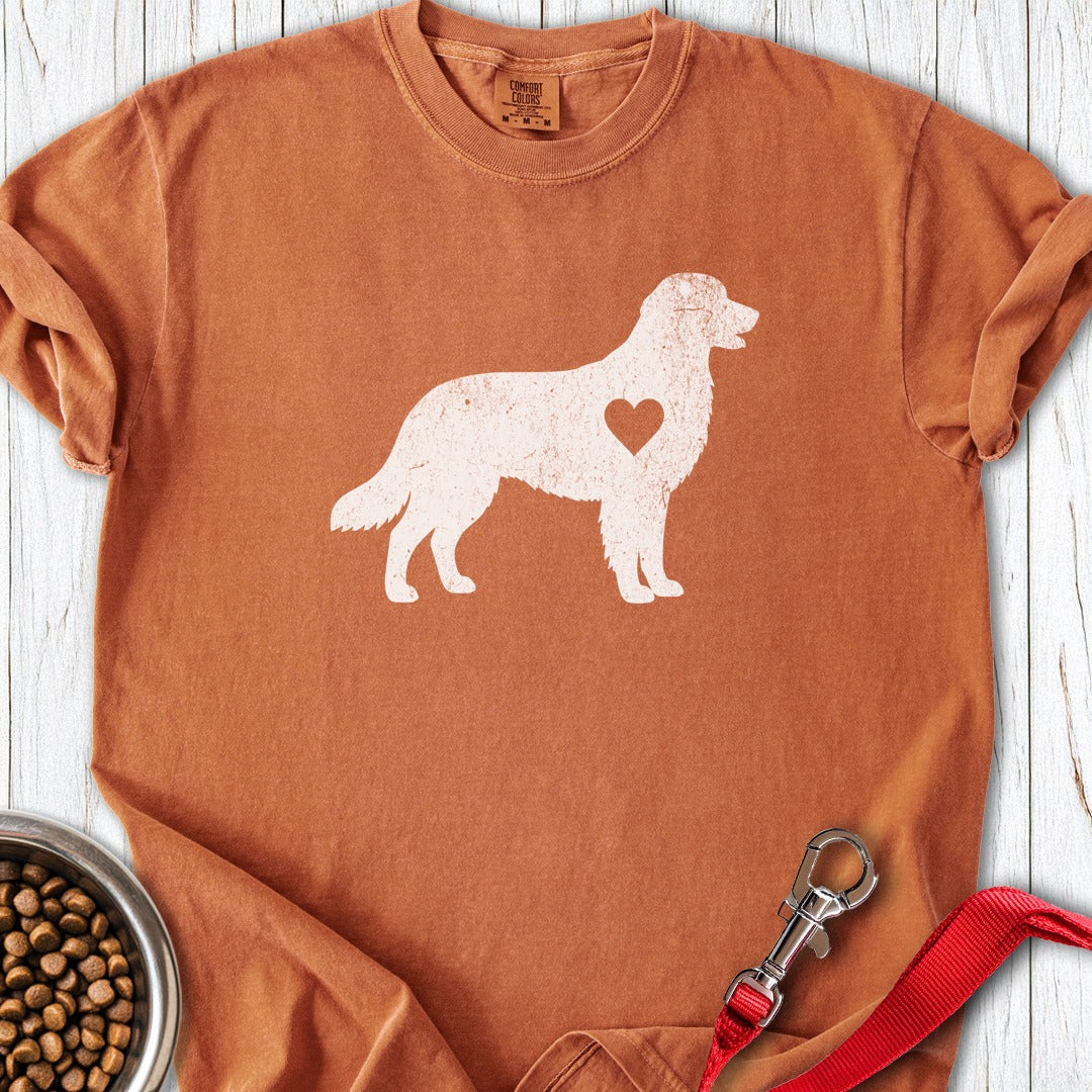 Golden Retriever Love Premium Tee Yam
