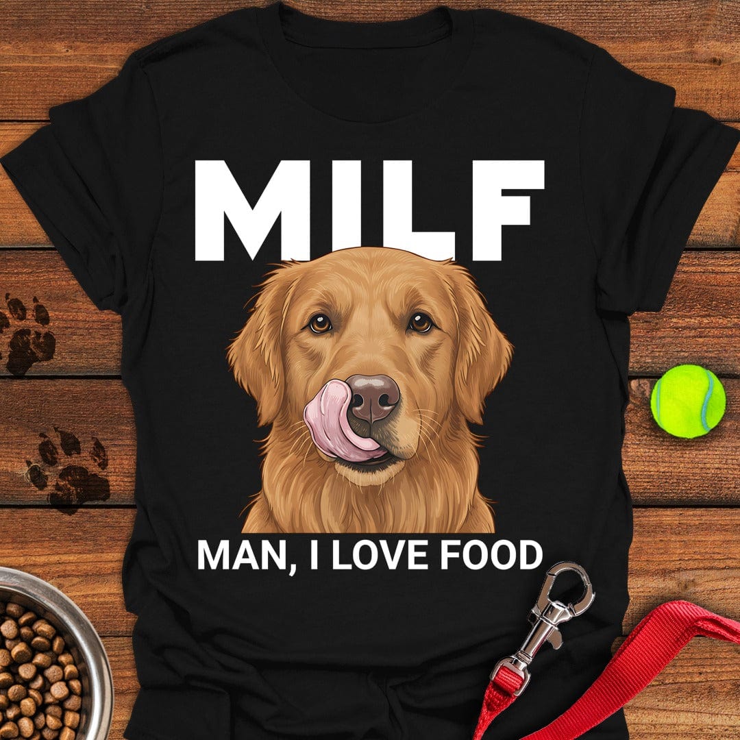 Golden Retriever MILF T-Shirt Black