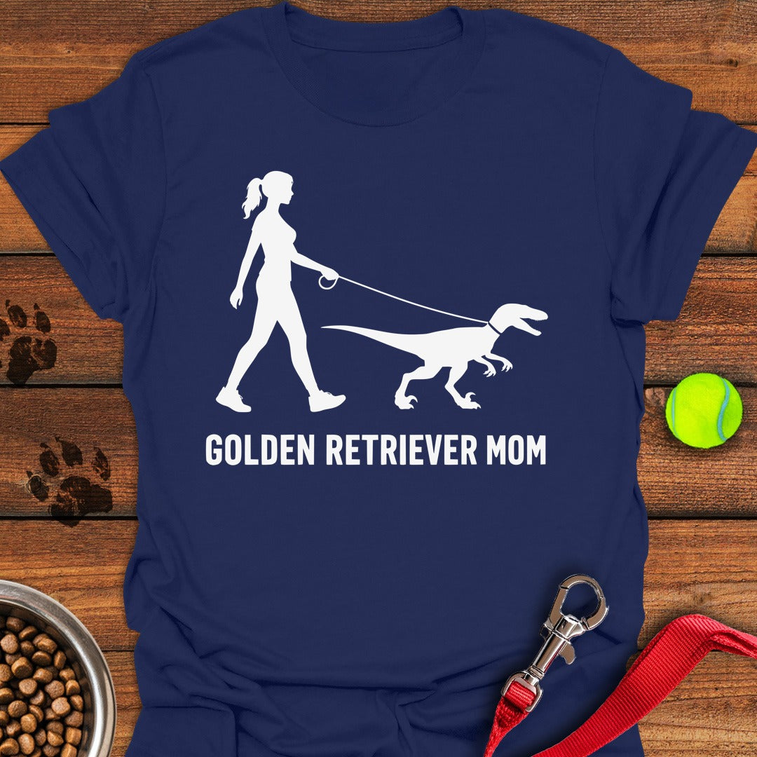 Golden Retriever Mom Navy