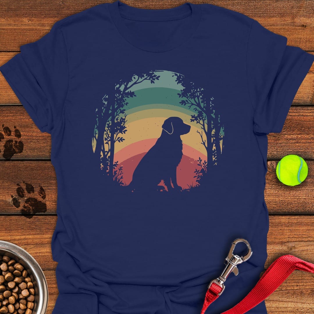 Golden Retriever Nature Navy
