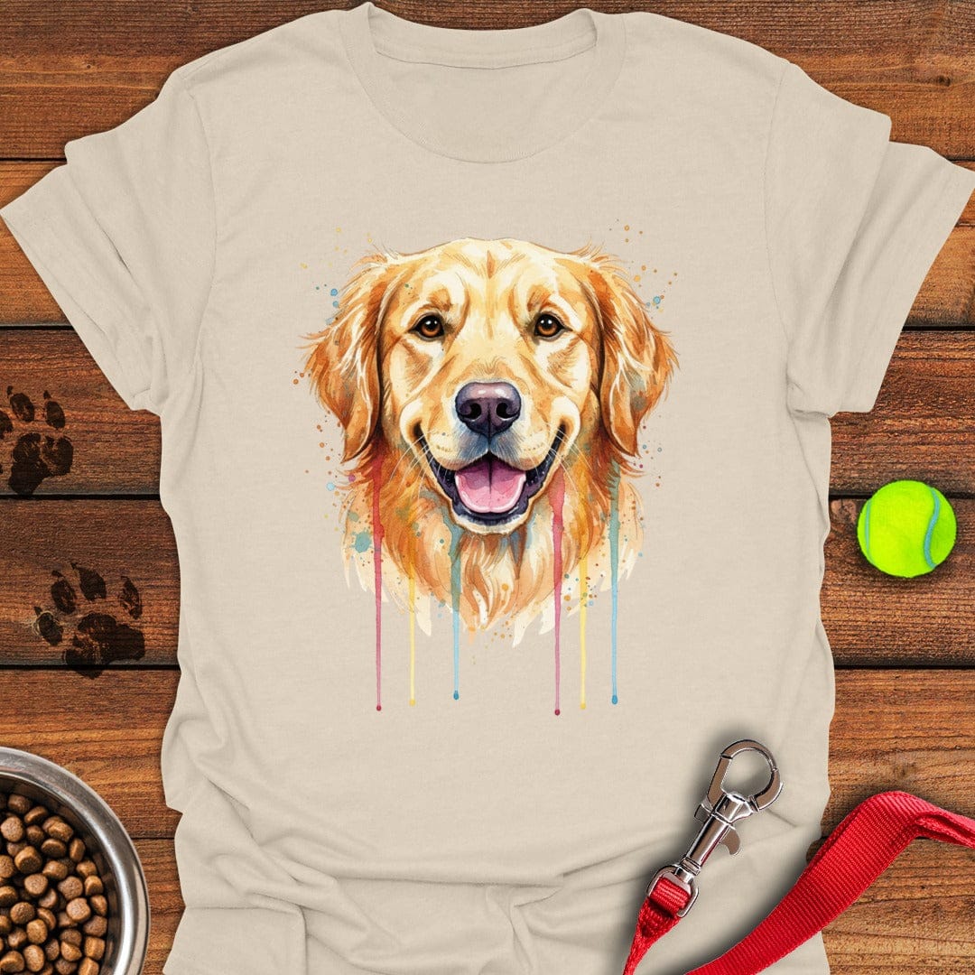 Golden Retriever Painting Natural