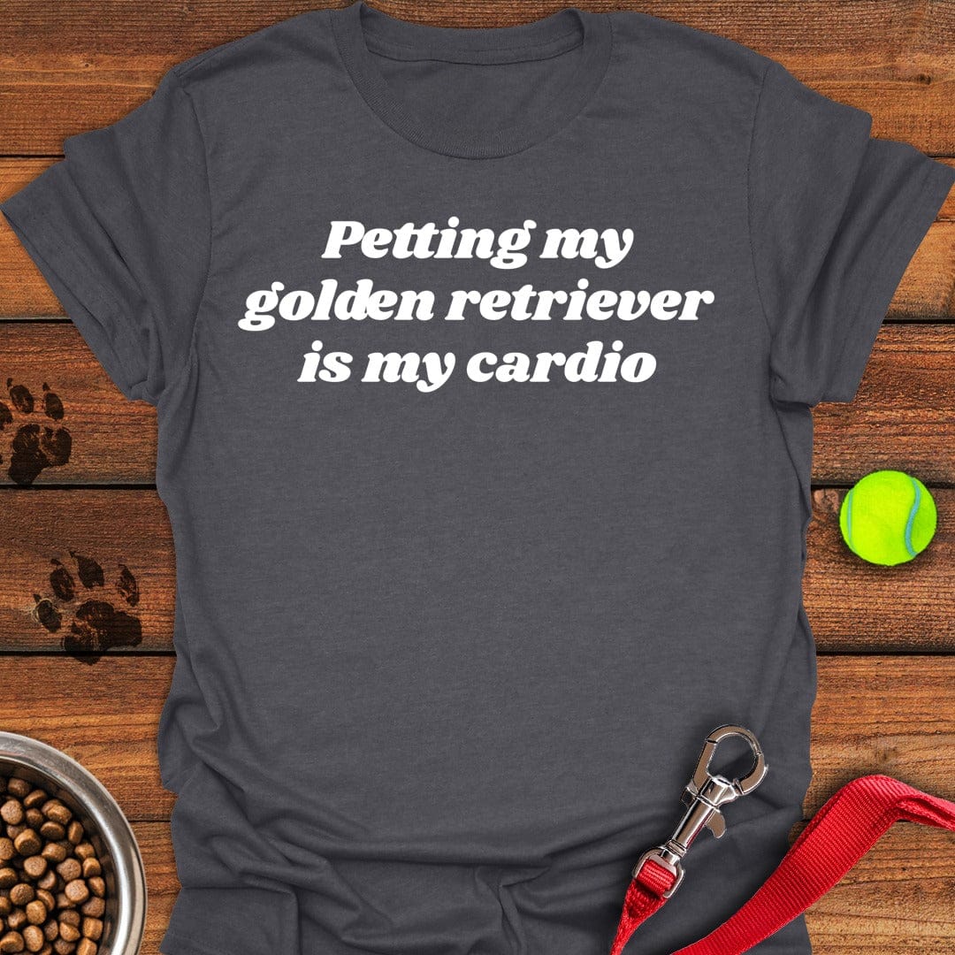 Golden Retriever Petting Dark Heather