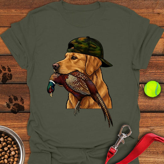 Golden Retriever Pheasant Hunter Military Green