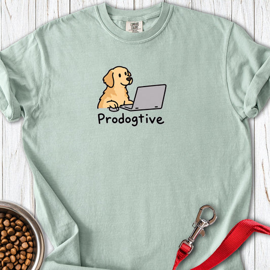 Golden Retriever Prodogtive Premium Tee Bay