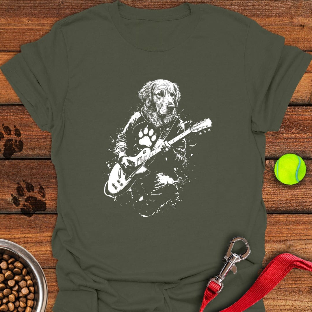 Golden Retriever Rocking Military Green