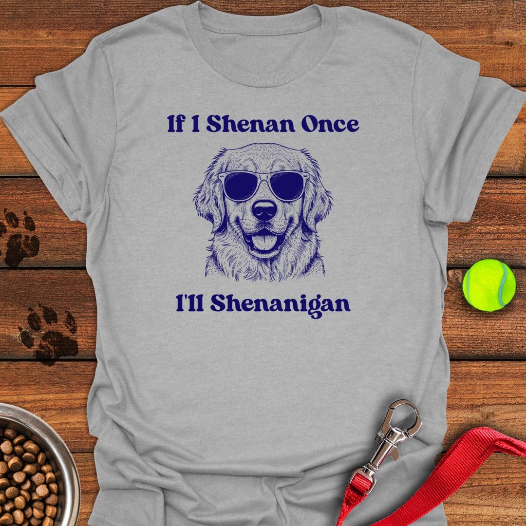 Golden Retriever Shenanigan Sport Grey