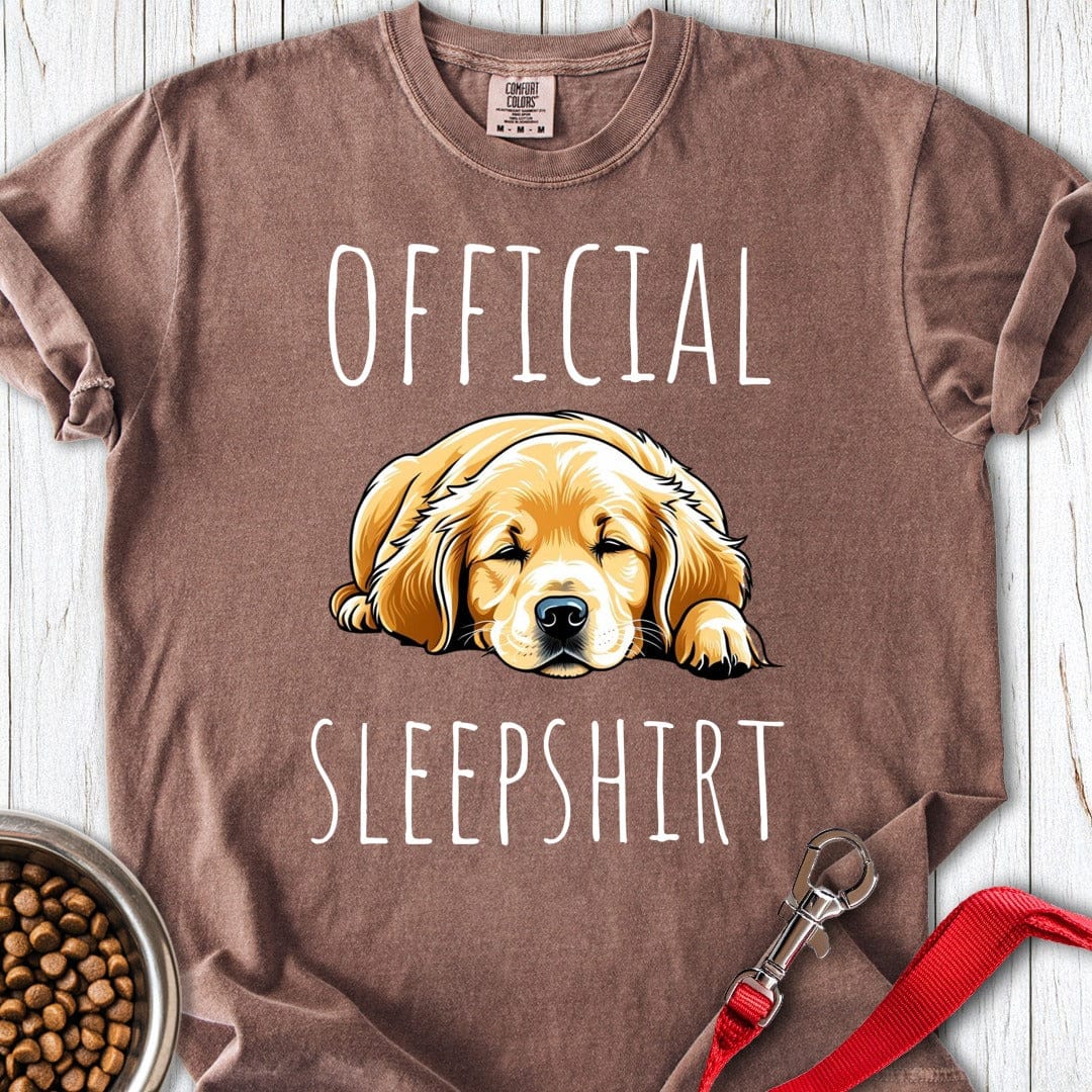 Golden Retriever Sleepshirt Premium Tee Espresso
