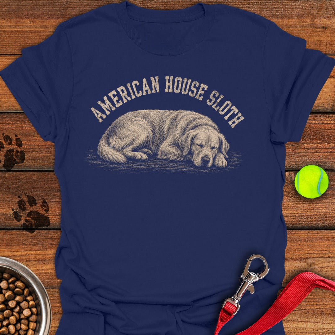 Golden Retriever Sloth Navy