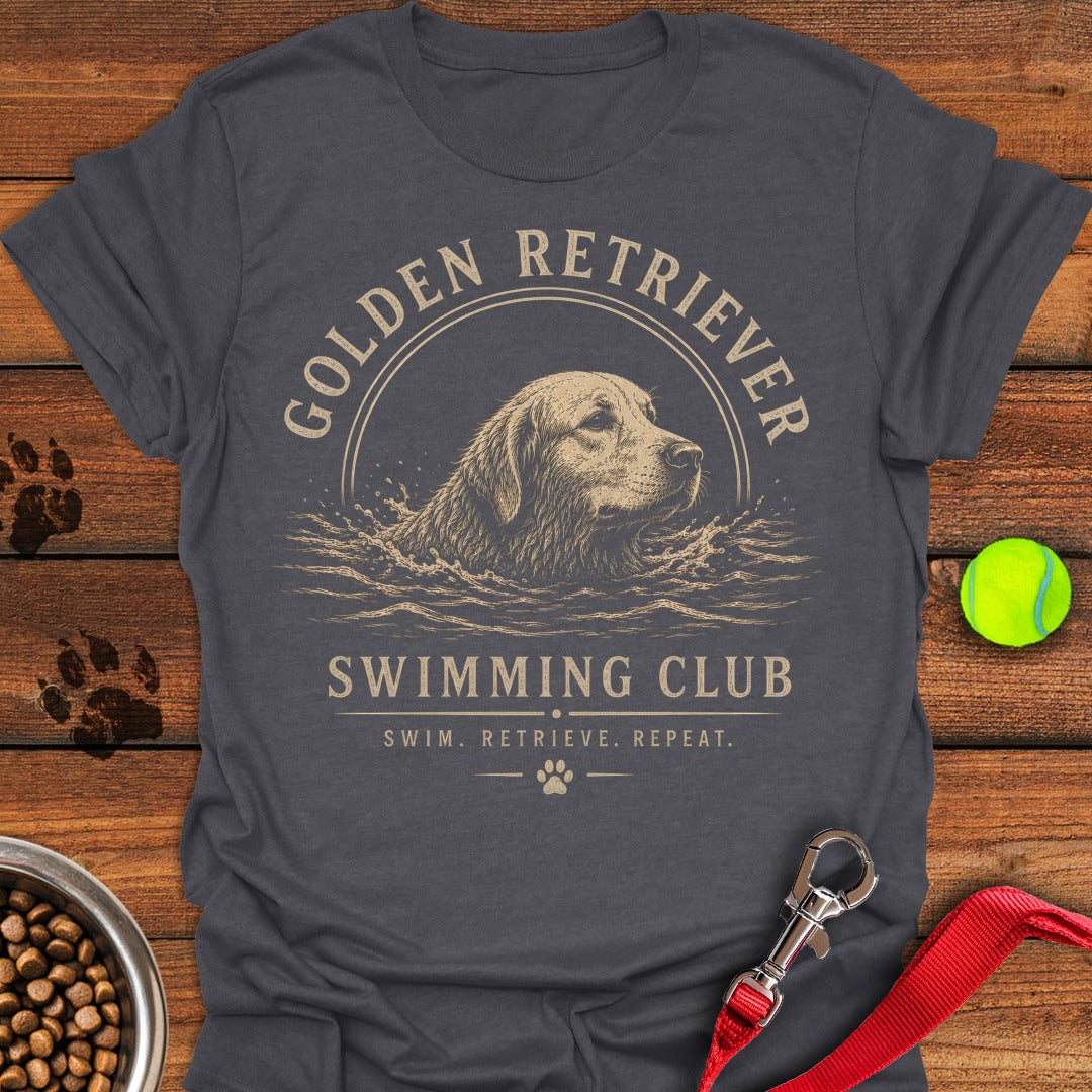 Golden Retriever Swimming Club Dark Heather