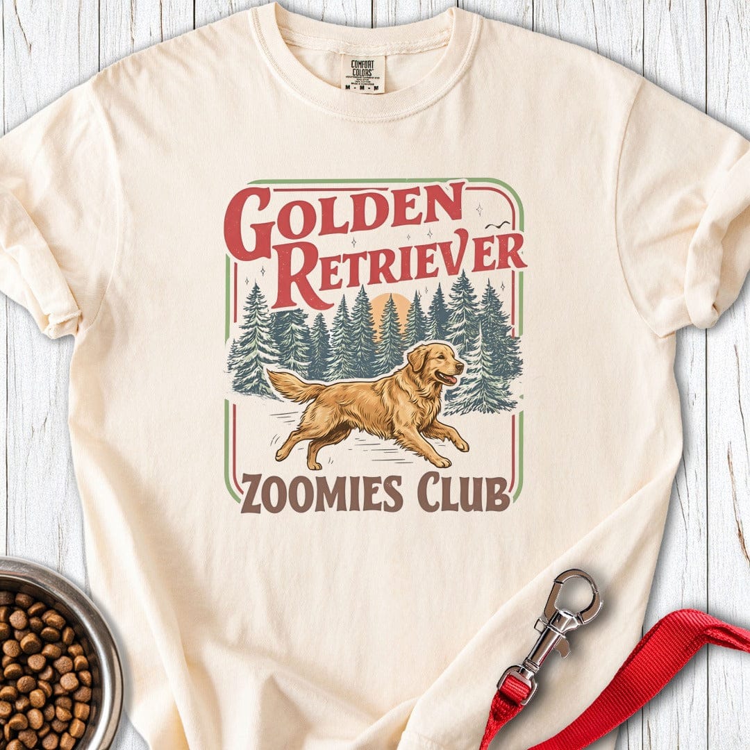 Golden Retriever Zoomies Premium Tee Ivory
