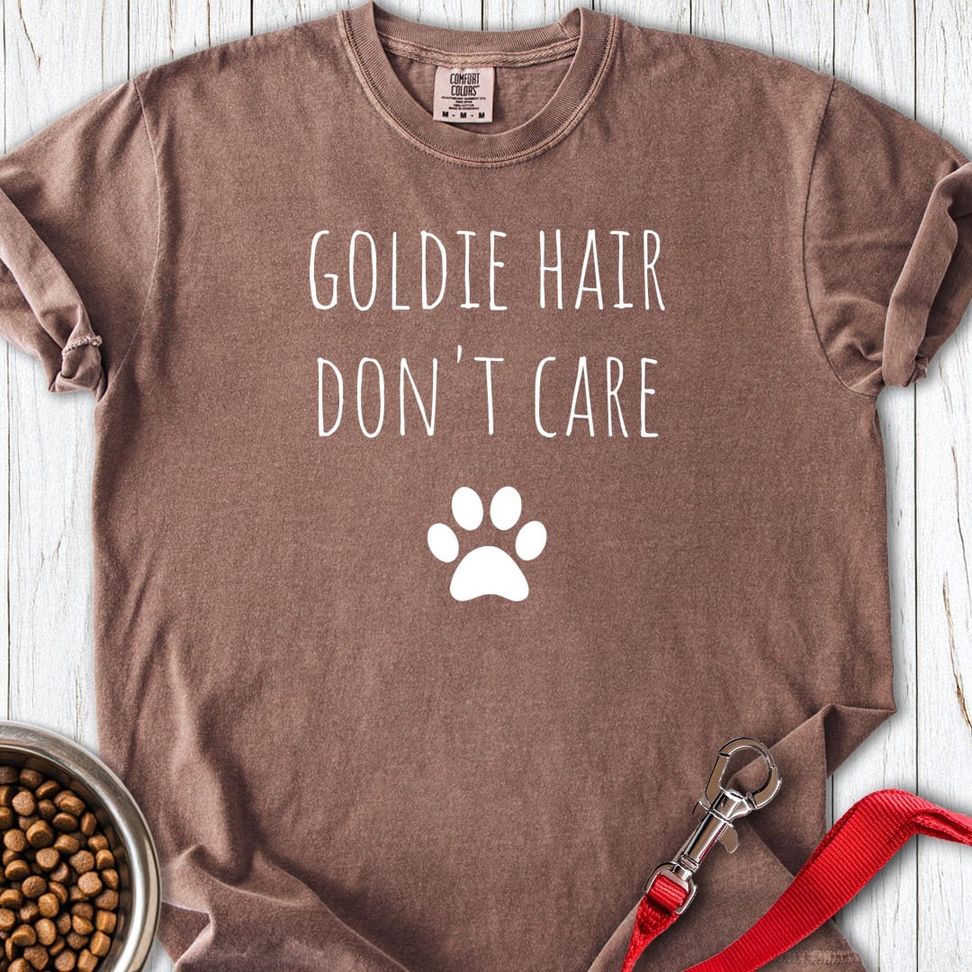 Goldie Hair Don't Care Premium Tee Espresso