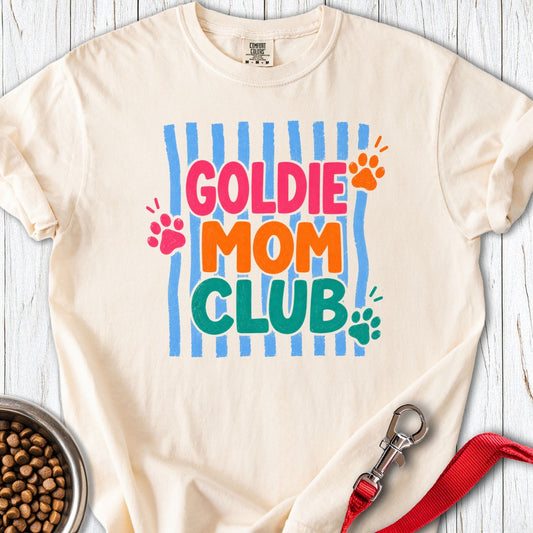 Goldie Mom Club Premium Tee Ivory