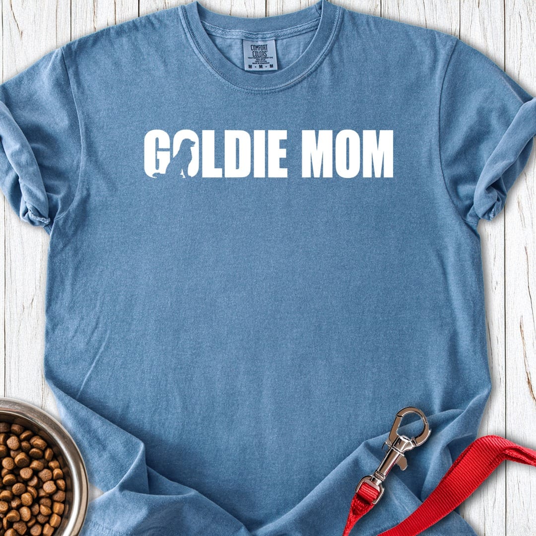 Goldie Mom Premium Tee Blue Jean