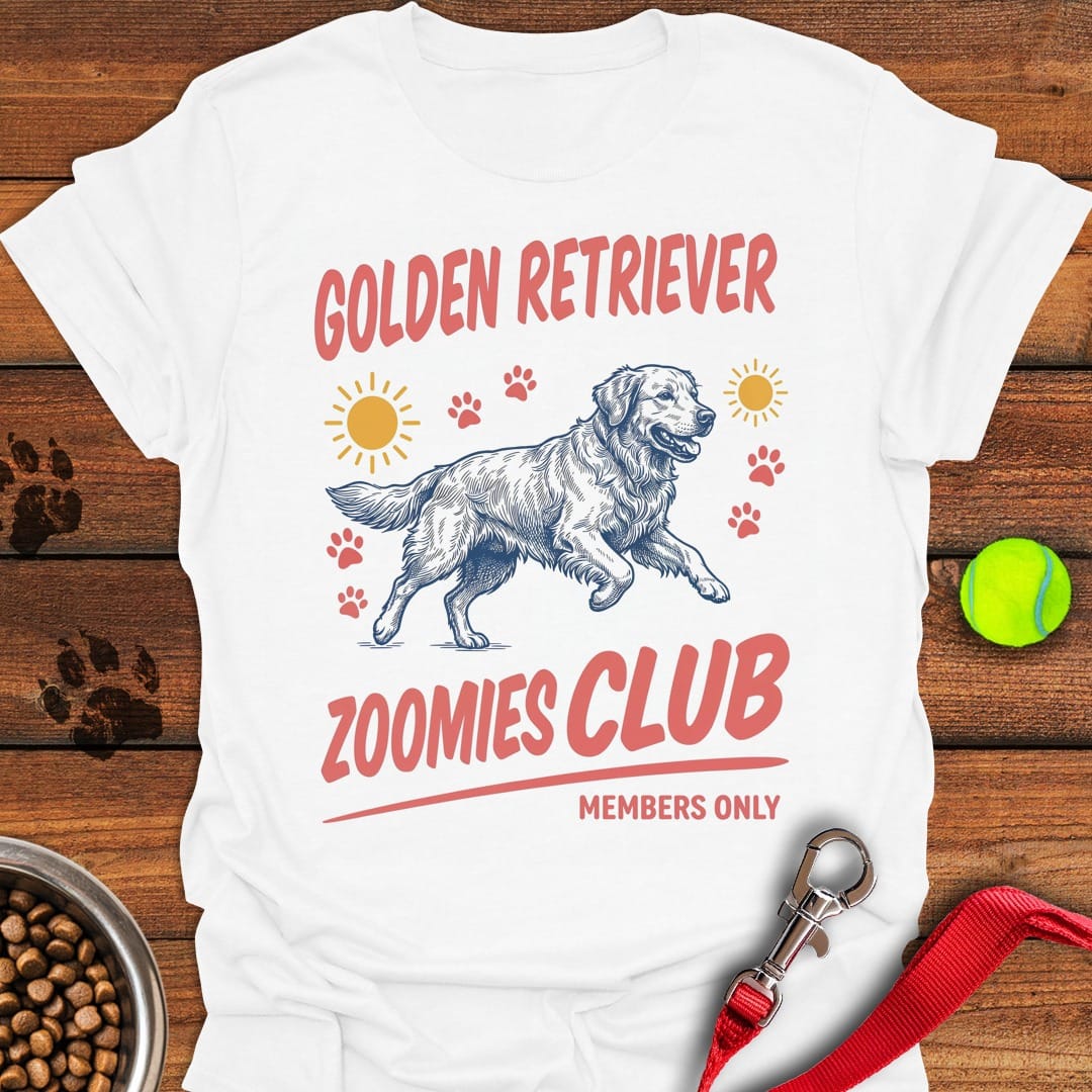 Goldie Zoomies Club White