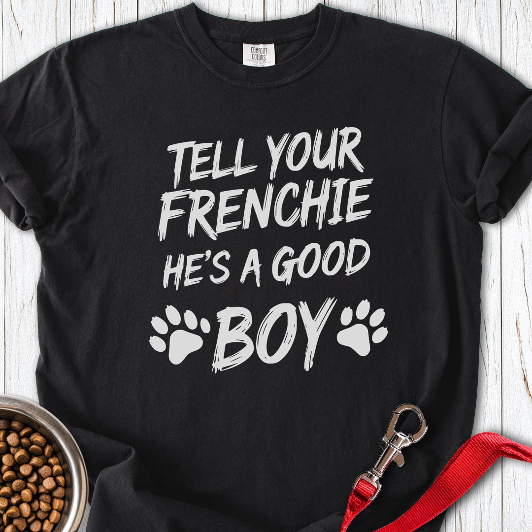Good Boy French Bulldog Premium Tee Black