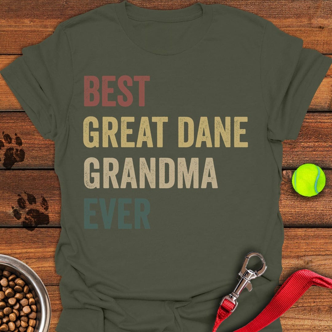 Great Dane Grandma Military Green