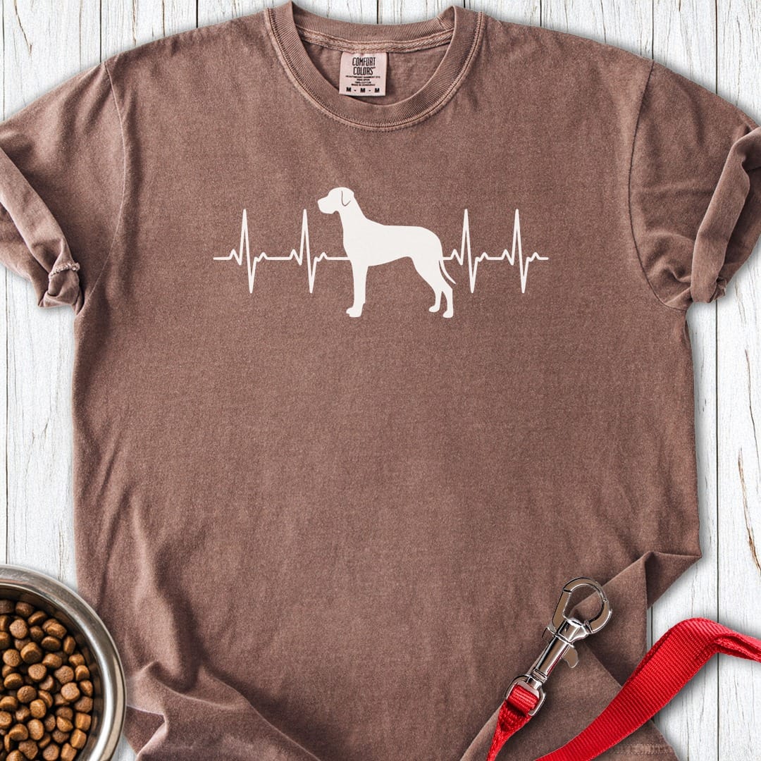 Great Dane Heartbeat Premium Tee Espresso