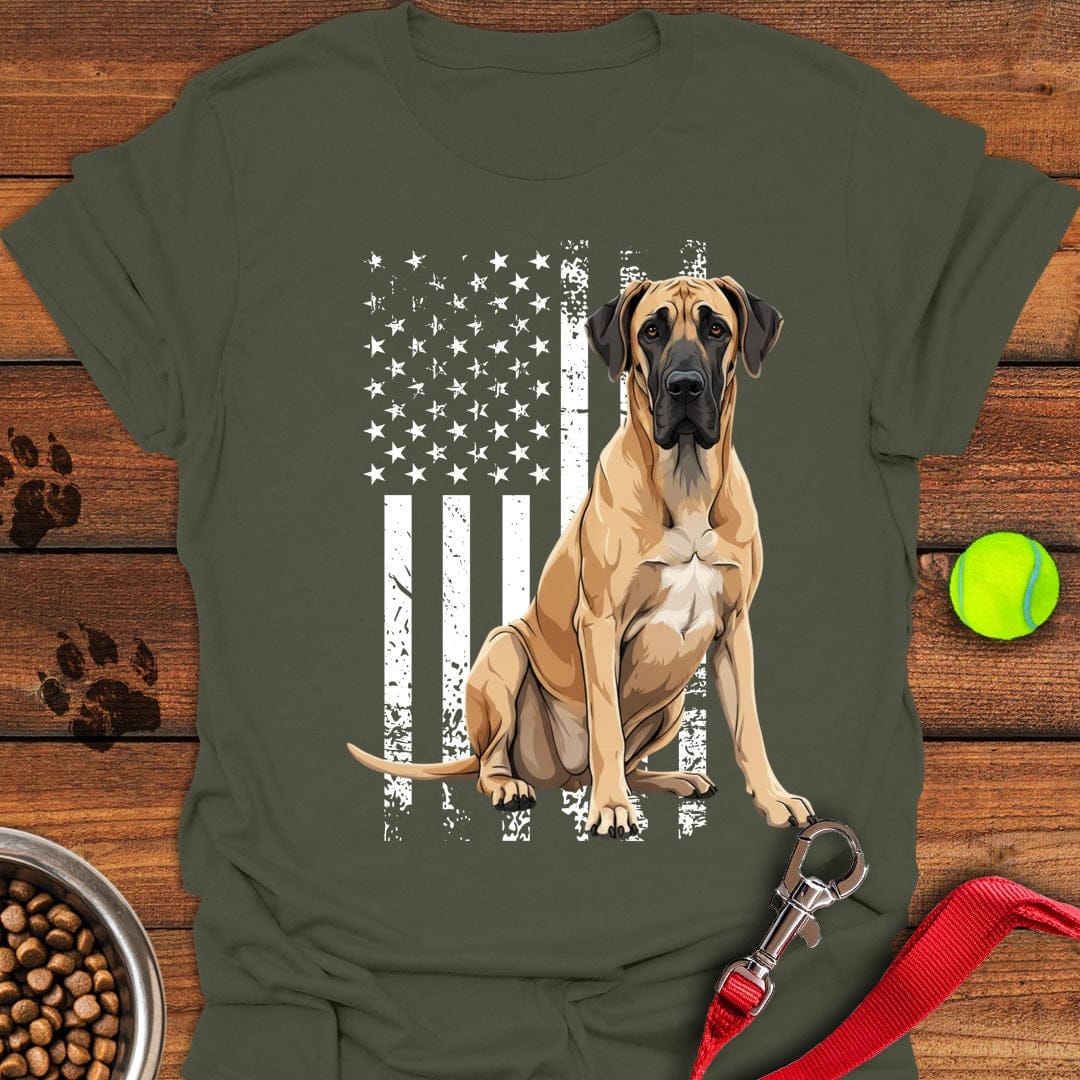 Great Dane US Flag Military Green