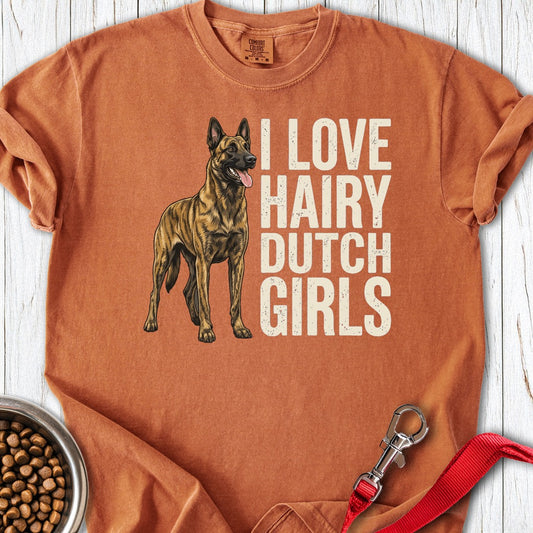 Hairy Dutch Shepherd Premium Tee Yam