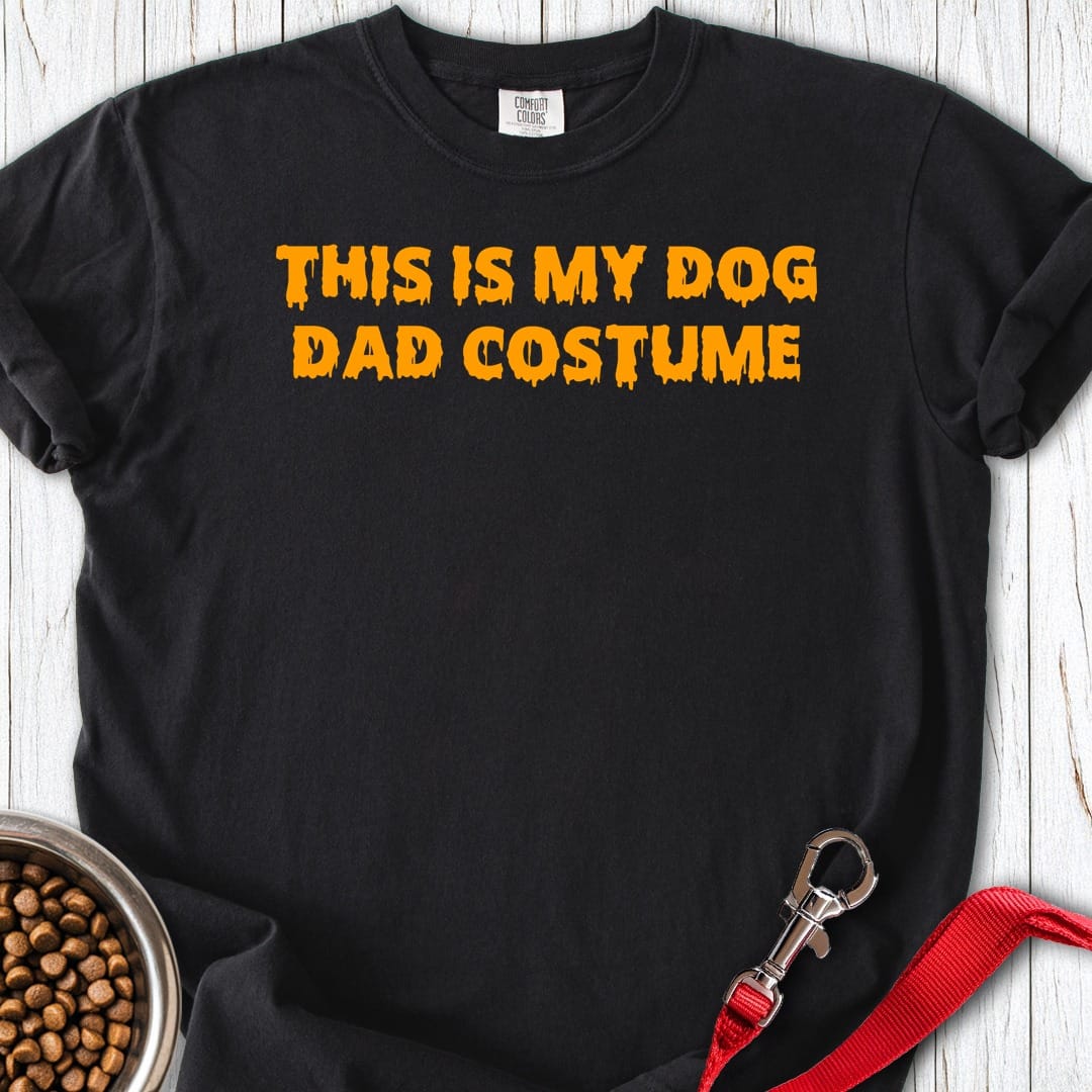 Halloween Dog Dad Premium Tee Black