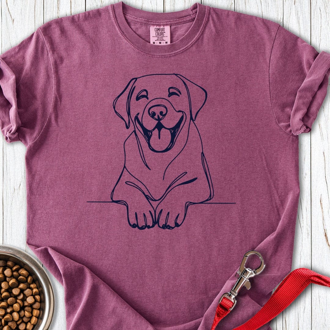 Happy Lab Premium Tee Berry