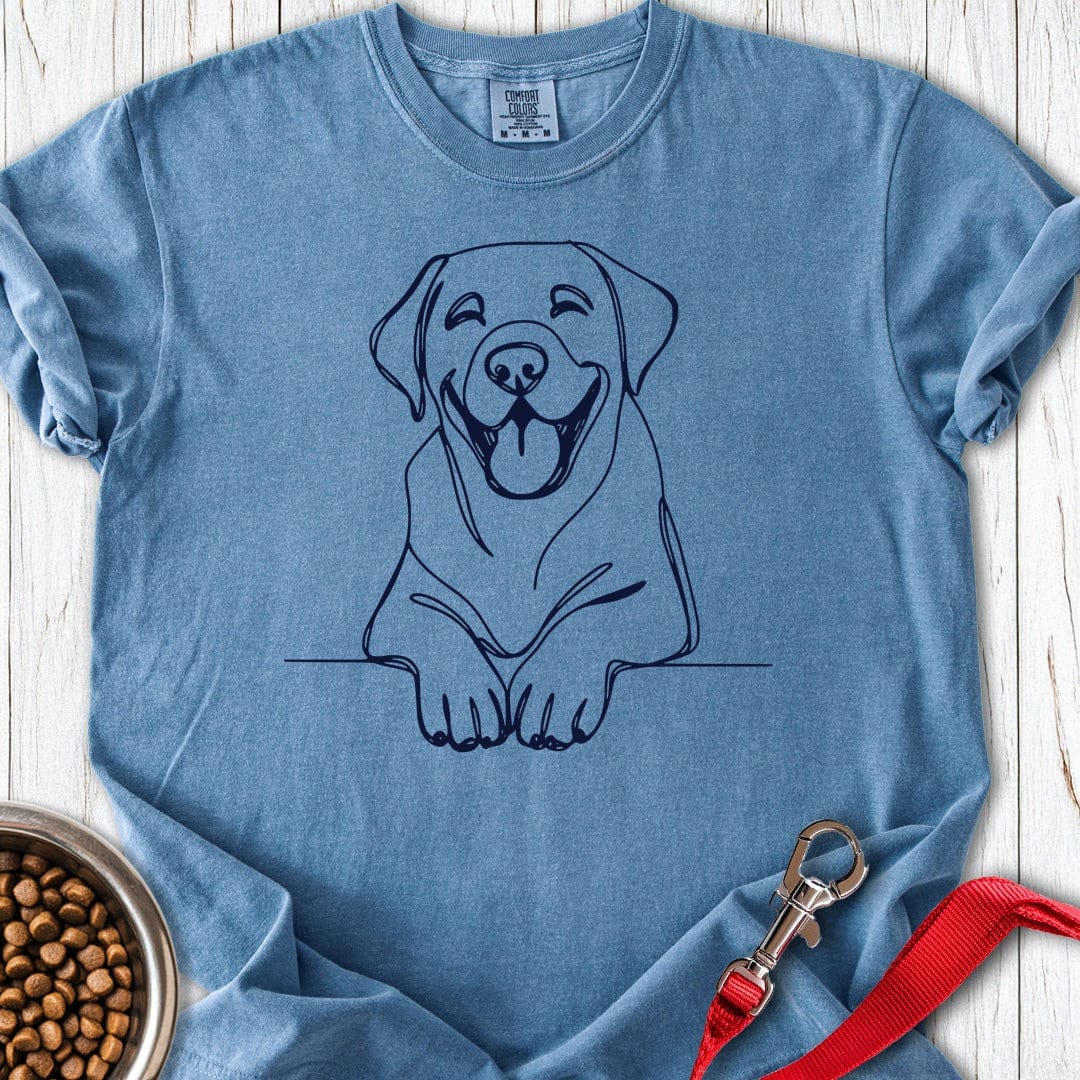 Happy Lab Premium Tee Blue Jean