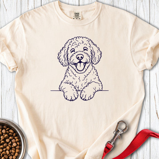 Happy Lagotto Premium Tee Ivory