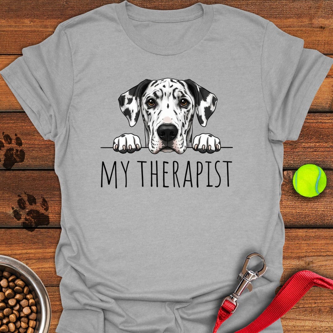 Harlequin Great Dane My Therapist Sport Grey