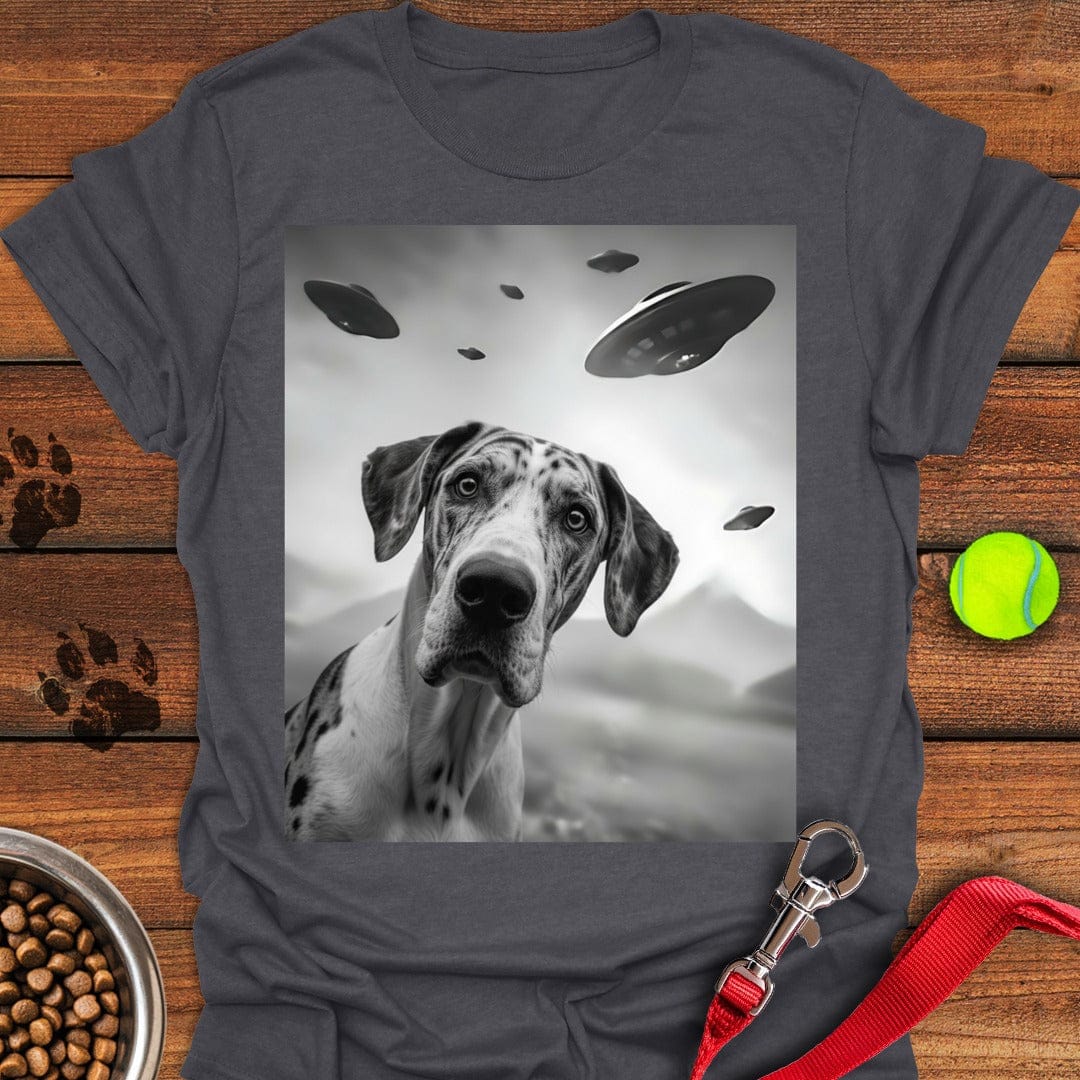 Harlequin Great Dane UFO Dark Heather
