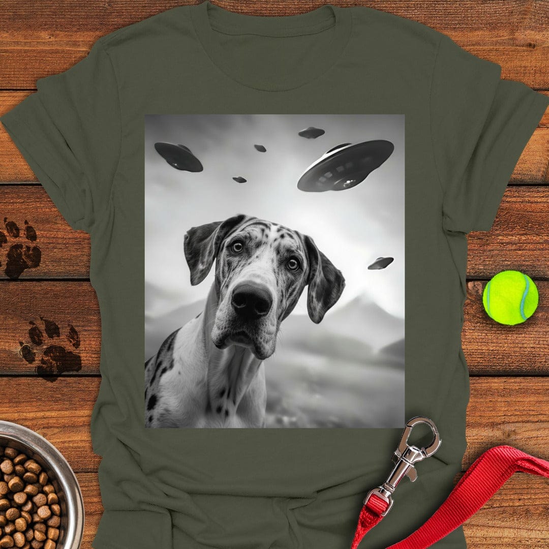 Harlequin Great Dane UFO Military Green