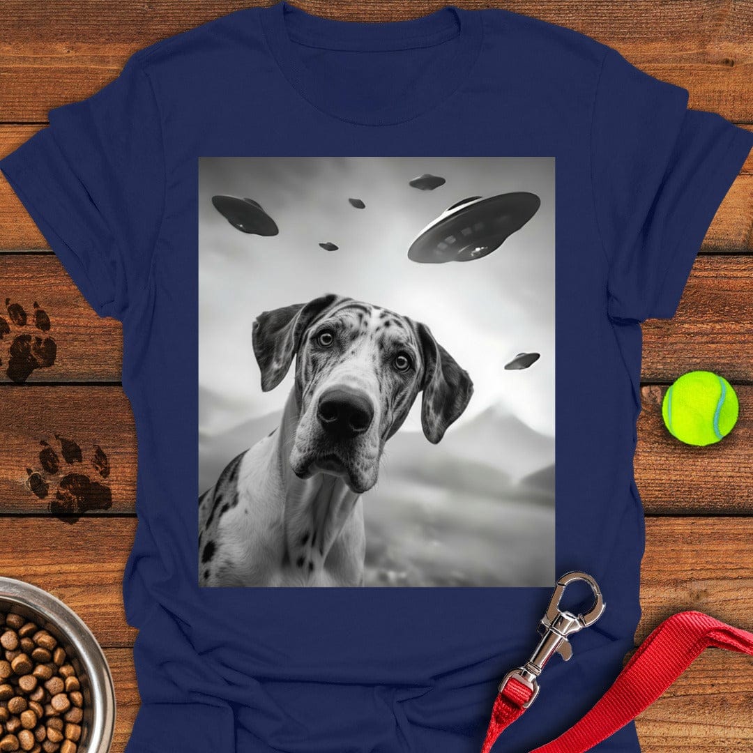 Harlequin Great Dane UFO Navy