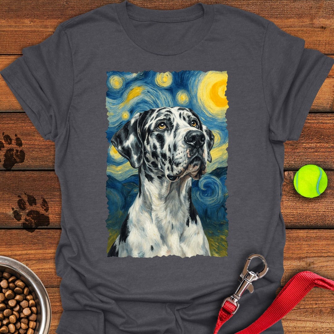 Harlequin Great Dane Van Gogh Dark Heather