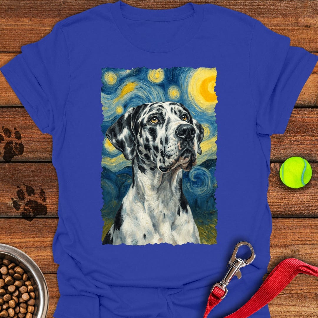 Harlequin Great Dane Van Gogh Royal