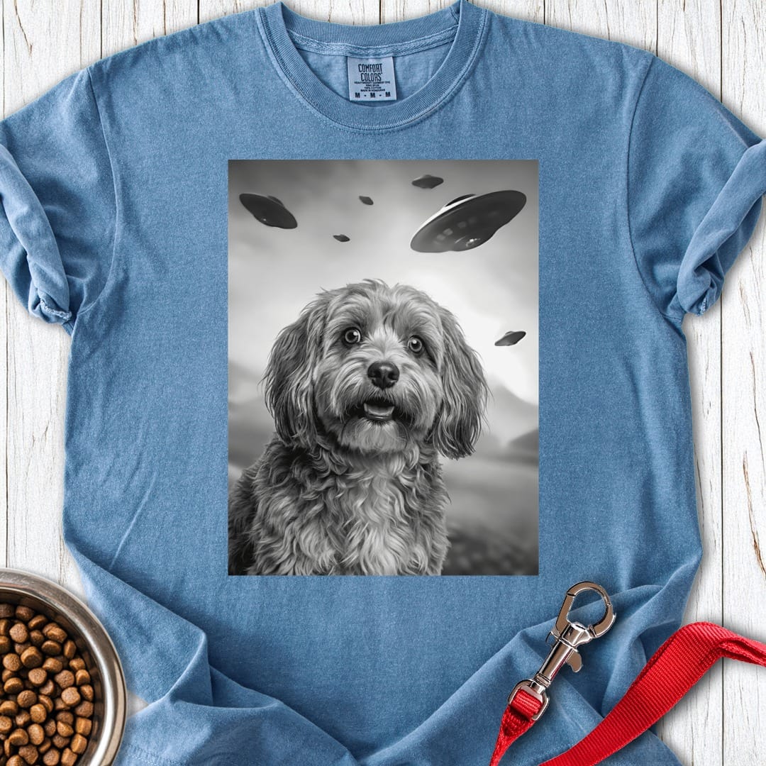 Havanese UFO Premium Tee Blue Jean